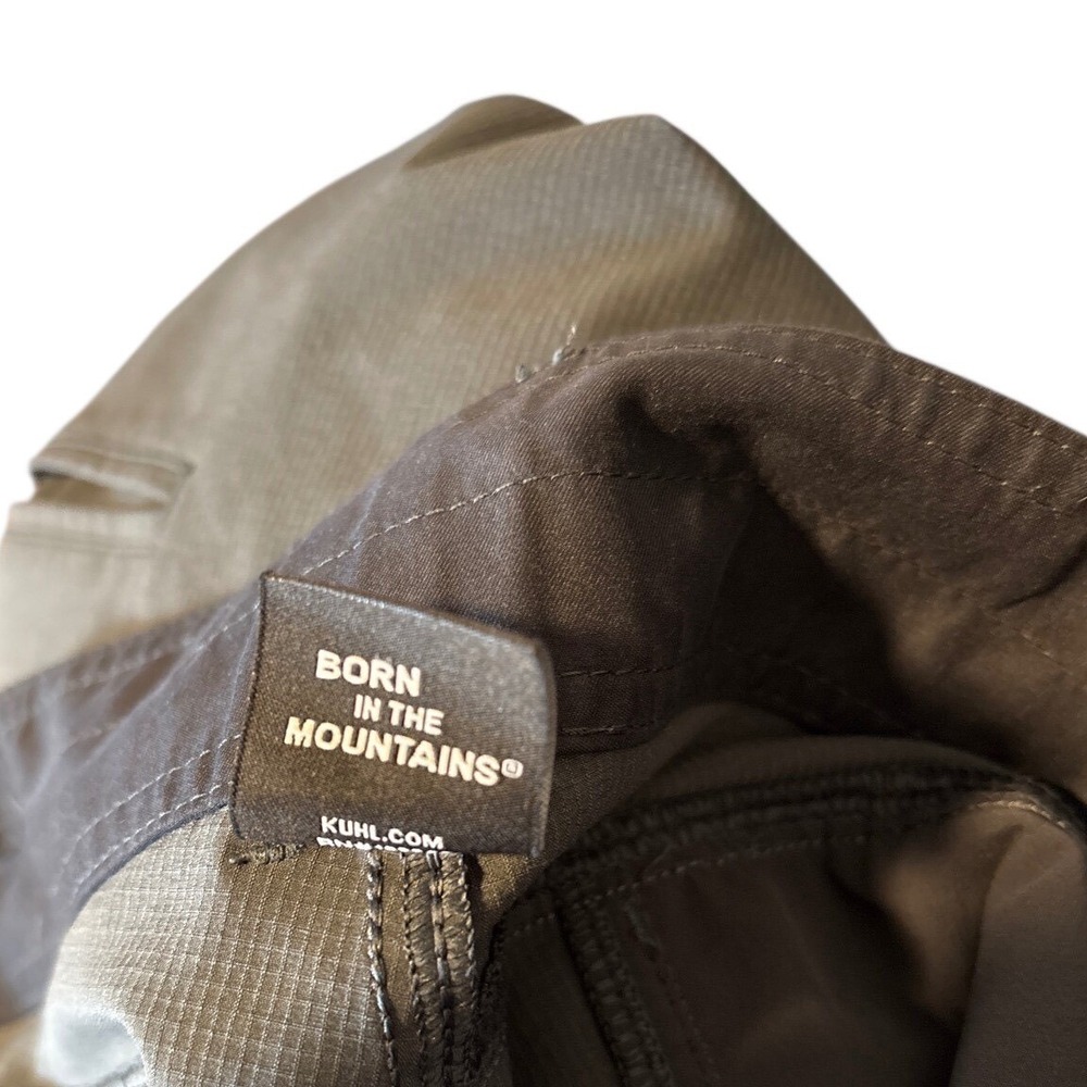 Kuhl Mens Hiking Pants Charcoal Gray Ripstop Outdoor Trekking 34x32 - Picture 12 of 13